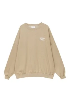 PULL & BEAR With Contrast SloganFelpaBeige Donna Felpe PUC21J11V-B11 -Pull & Bear de9866f74bc6401687c87ccfafe484db