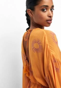 PULL & BEAR Printed RusticTuta JumpsuitOrange Donna Tute Jumpsuit PUC21T0A7-H11 -Pull & Bear dee3dd47a7344cf3a48deaf84fd82fb0