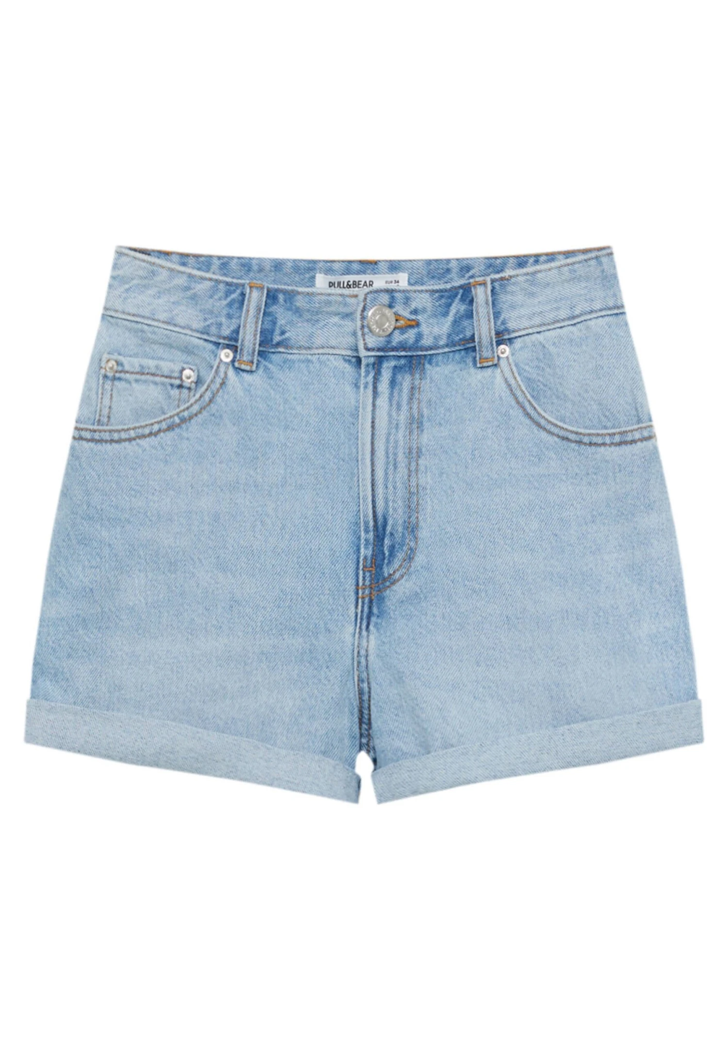 PULL & BEAR High-Waist MomShorts Di JeansStone Blue Denim Donna Shorts PUC21S0D1-K12 8 PULL & BEAR High-Waist MomShorts Di JeansStone Blue Denim Donna Shorts PUC21S0D1-K12 - immagine 6
