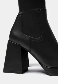 PULL & BEAR StretchyStivali Con I TacchiBlack Donna Stivali PUC11A0LZ-Q11 -Pull & Bear df801d37be67401798c09e4ae7fabe17