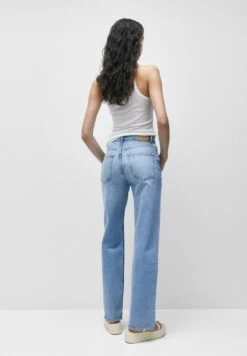 PULL & BEAR Jeans A SigarettaBlue Denim Donna Jeans PUC21N0KW-K11 -Pull & Bear df957228cfeb43b2b152c675a8c5b283