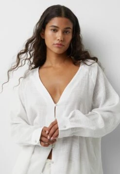 PULL & BEAR Rustic - Camicetta - White -Pull & Bear e0a82e1e5c51480b8131eb4f773cadac