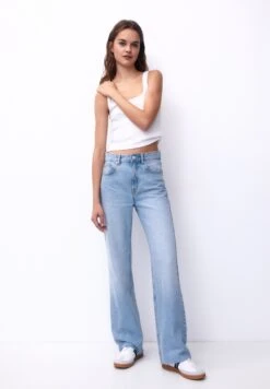 PULL & BEAR BasicJeans A SigarettaLight Blue Denim Donna Jeans PUC21N0M2-K12 15 PULL & BEAR BasicJeans A SigarettaLight Blue Denim Donna Jeans PUC21N0M2-K12 -Pull & Bear e0fa17ac28e54c99aeddb8ca8f2ce51c