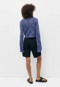 PULL & BEAR Open Knotted CardiganBlue Donna Maglieria PUC21I0OD-K11 -Pull & Bear e38b59a46b824c38ba2fd00eedb57f7b