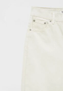 PULL & BEAR Mom - Jeans Tapered Fit - Mottled Beige -Pull & Bear e44309734e3e4305b4a39543e48cf063