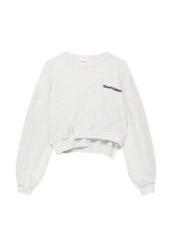 PULL & BEAR Cropped With HemFelpaGrey Donna Felpe PUC21J11Z-C11 -Pull & Bear e4de508d5edc42e7bccecb4c3cd85598