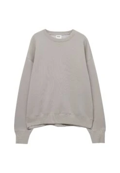 PULL & BEAR Round NeckFelpaBeige Donna Felpe PUC21J114-B11 -Pull & Bear e565a23c180b4b4f9ac3aaeeeac8eeaa
