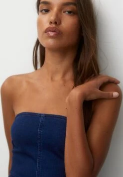 PULL & BEAR Strapless Tuta JumpsuitDark Blue Donna Tute Jumpsuit PUC21T0AJ-K11 -Pull & Bear e7f1b2fcf9424ed1925336d35bf158a1