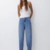 PULL & BEAR GauchoJeans A SigarettaBlue Denim Donna Jeans PUC21N0MT-K11 -Pull & Bear e823c7c42faa48d3bf3039c2c2de648a