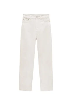 PULL & BEAR Mom - Jeans Tapered Fit - Mottled Beige -Pull & Bear e8ff7707488744a9ba0ee4bf1c857d5c