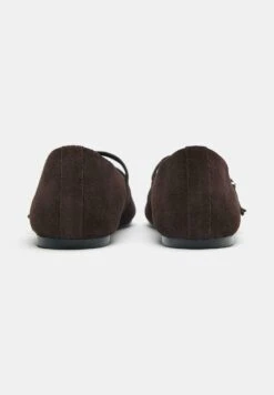 PULL & BEAR FLAT BALLERINAS - Ballerine Con Cinturino - Brown -Pull & Bear e916501e52e64a348db0e577c1bc2a1b