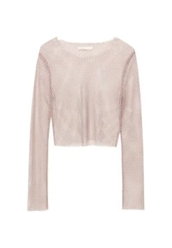 PULL & BEAR Maglietta A Manica LungaLight Pink Donna T-shirt E Top PUC21D2KO-J11 -Pull & Bear e93e9c80fae14eb4bc2595ff1429e133