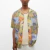 PULL & BEAR Short Sleeve Palm Tree CamiciaMulti Coloured Donna Camicie E Bluse PUC210097-T11 -Pull & Bear eac1bfa3a6f24d458cc35048163b3cab