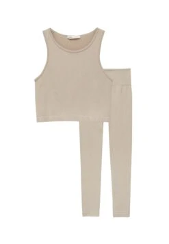 PULL & BEAR Seamless Tank SetLeggingsMottled Ochre Donna T-shirt E Top PUC21D2IW-O11 -Pull & Bear ead5f4a65562430eacb89cafb09ce89e