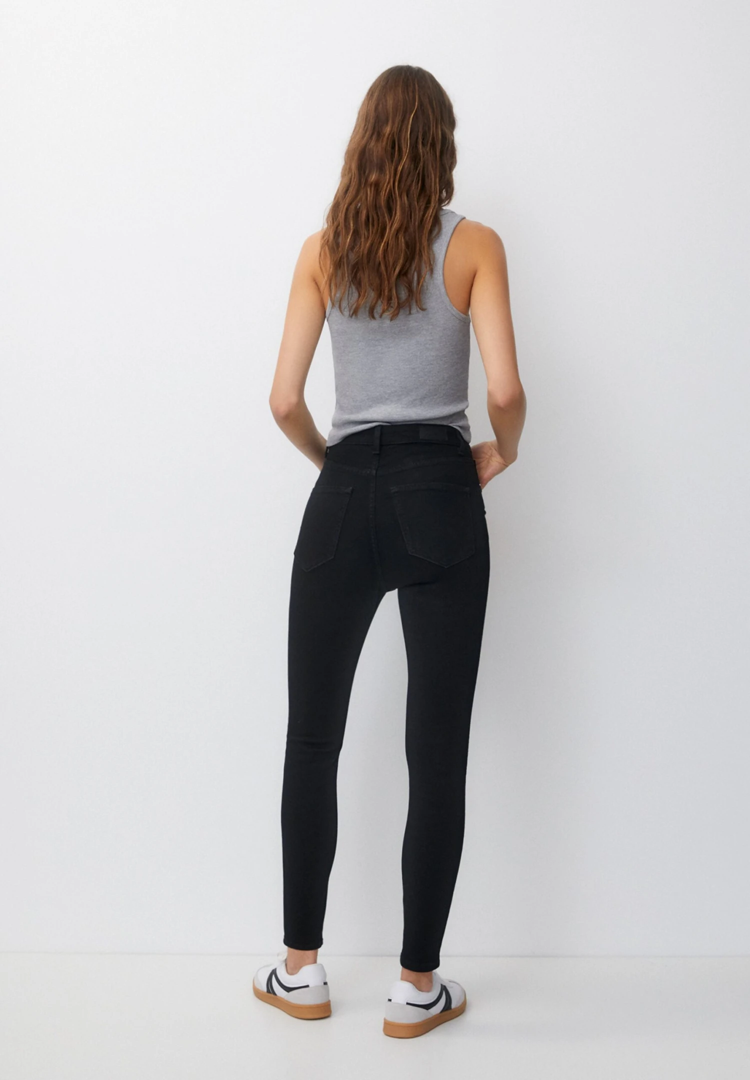 PULL & BEAR Super High WaistedJeans Skinny FitMottled Black Donna Jeans PUC21N0MA-Q11 6 PULL & BEAR Super High WaistedJeans Skinny FitMottled Black Donna Jeans PUC21N0MA-Q11 - immagine 4