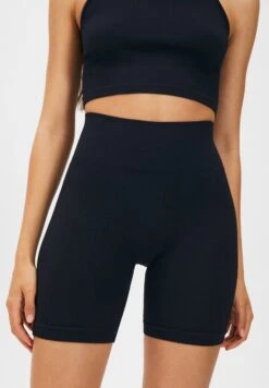 PULL & BEAR Seamless- Shorts - Black -Pull & Bear ec9941c706674574902c7a51eb732345