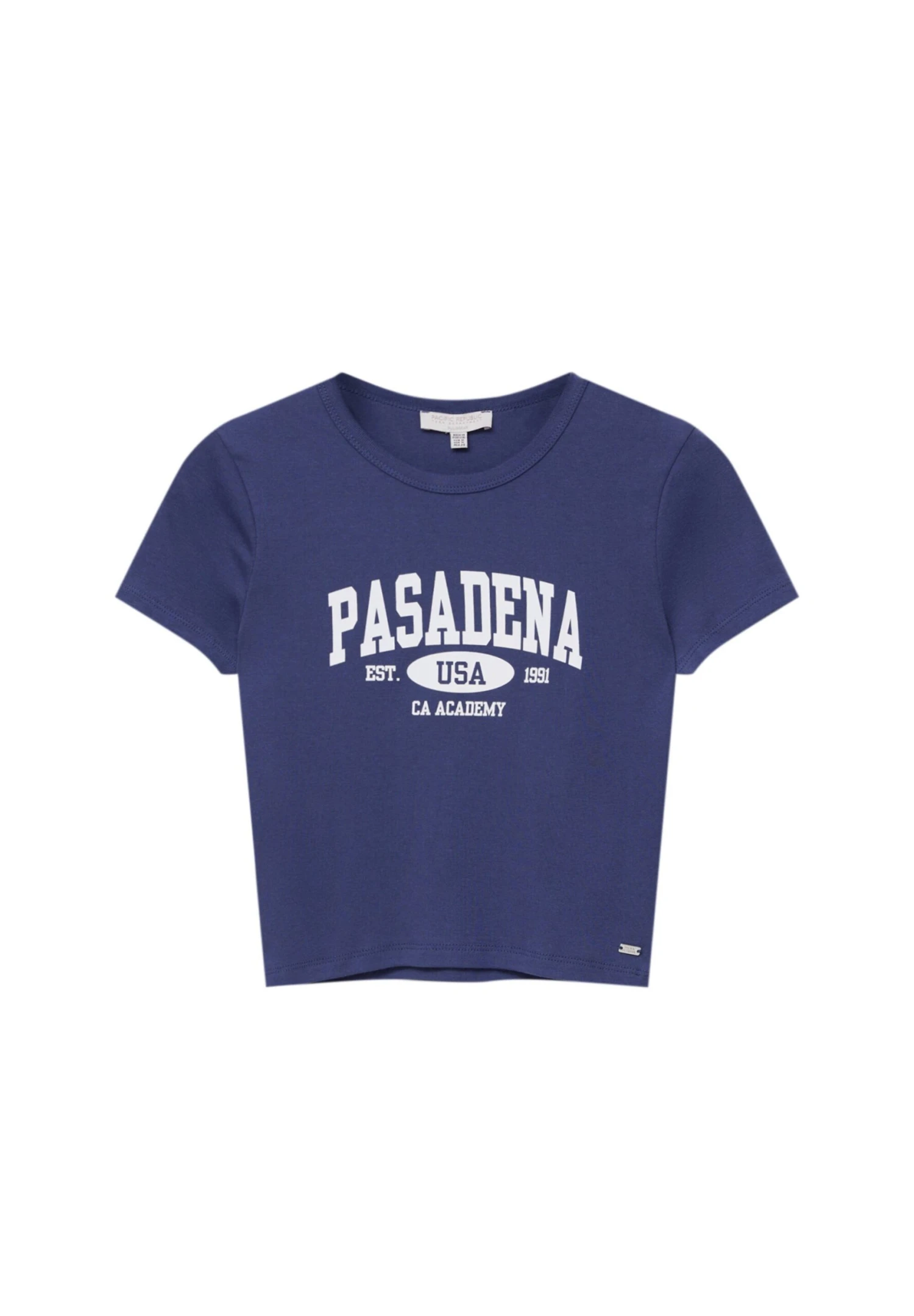 PULL & BEAR Varsity PasadenaT-Shirt Con StampaDark Blue Donna T-shirt E Top PUC21D2BO-K11 7 PULL & BEAR Varsity PasadenaT-Shirt Con StampaDark Blue Donna T-shirt E Top PUC21D2BO-K11 - immagine 5