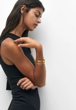 PULL & BEAR Pack 2 - Bracciale - Gold Coloured