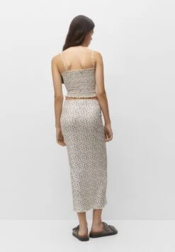 PULL & BEAR Floral-MidiGonna A TubinoBeige Donna Gonne PUC21B0KE-B11 -Pull & Bear ef0d02ef62a34cb5bec4bd9c456a08e3