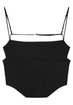 PULL & BEAR Corset - Camicetta - Black -Pull & Bear ef25b149feec4a58b2c0479f830fca7f