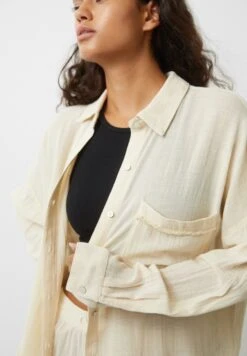 PULL & BEAR Rustic Oversize With Frayed-Trim PocketCamiciaWhite Donna Camicie E Bluse PUC22D0K6-A11 11 PULL & BEAR Rustic Oversize With Frayed-Trim PocketCamiciaWhite Donna Camicie E Bluse PUC22D0K6-A11 -Pull & Bear effdd4cf84b94373ab7351e14f92574e