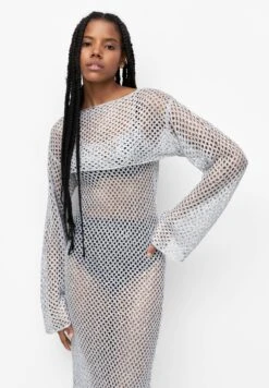 PULL & BEAR CroppedMaglioneSilver Coloured Donna Maglieria PUC21I0O6-D11 -Pull & Bear f146c1690a8847a6b162670944ecd8ff