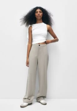 PULL & BEAR With DartsPantaloniMottled Brown Donna Pantaloni PUC21A0OF-O11 -Pull & Bear f181c6881e1d46d69d08fc543e0d84b1