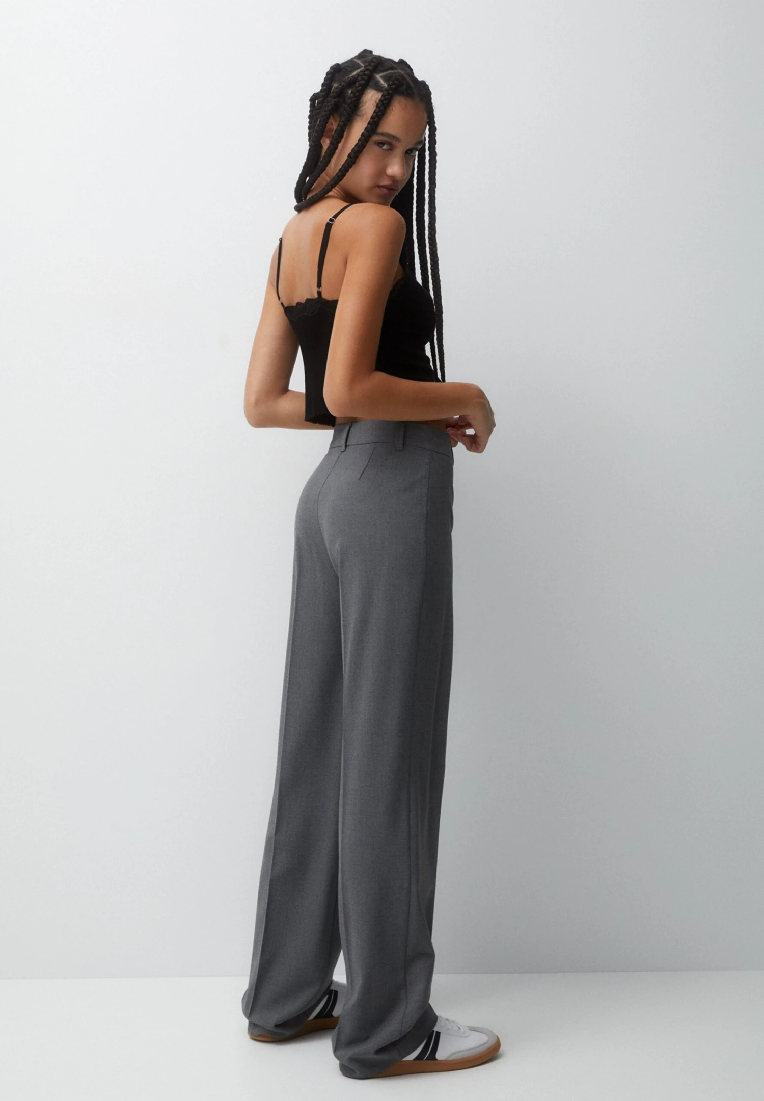 PULL & BEAR With Seam DetailPantaloniLight Grey Donna Pantaloni PUC21A0LL-C11 5 PULL & BEAR With Seam DetailPantaloniLight Grey Donna Pantaloni PUC21A0LL-C11 - immagine 3