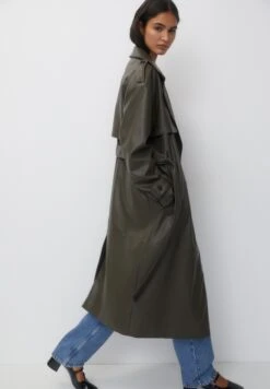 PULL & BEAR TrenchMottled Dark Green Donna Cappotti PUC21U0ED-M12 10 PULL & BEAR TrenchMottled Dark Green Donna Cappotti PUC21U0ED-M12 -Pull & Bear f7473ba8bc384898ac27f63019e4c5a3