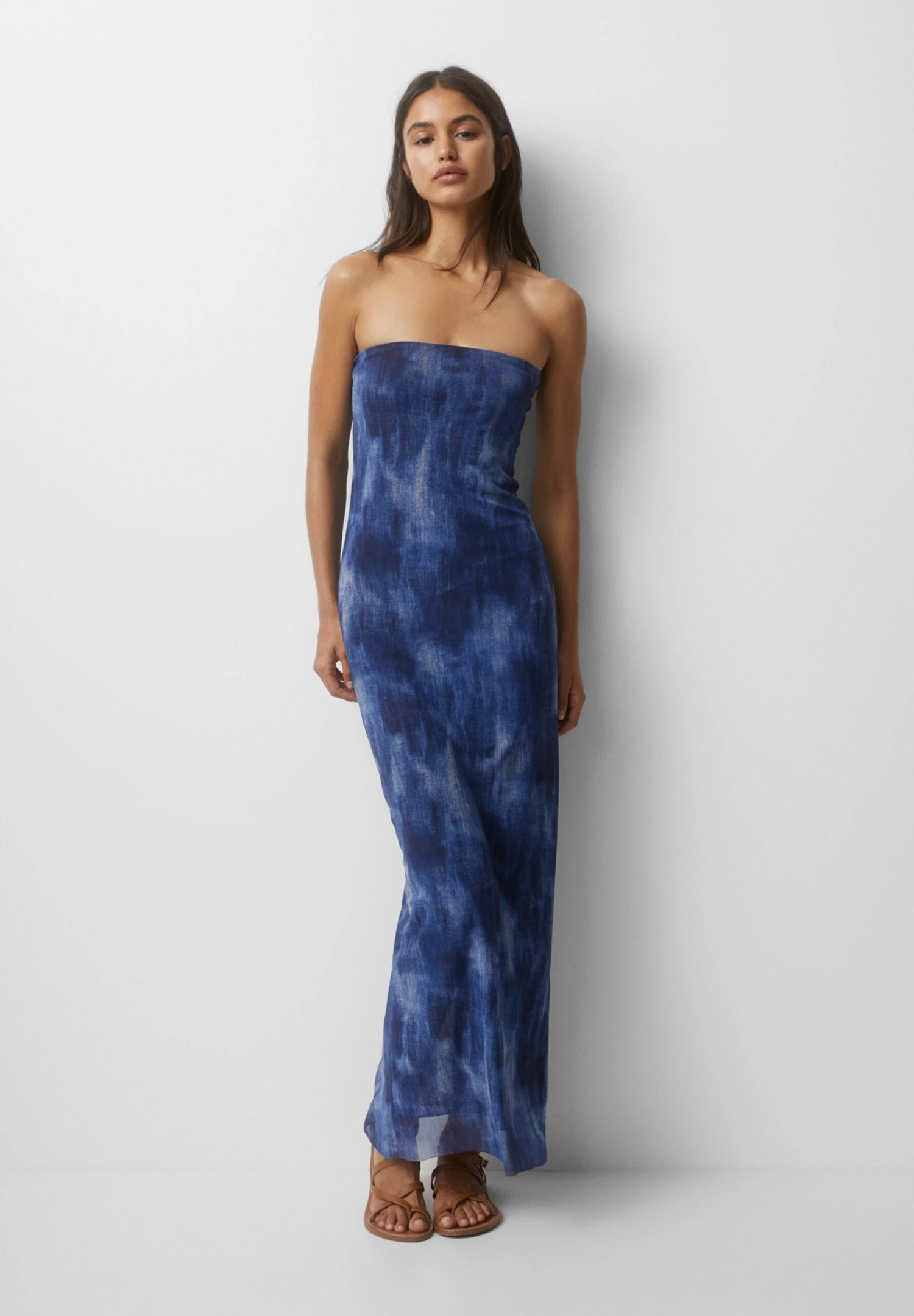 PULL & BEAR Midi - Vestito Estivo - Blue 4 PULL & BEAR Midi - Vestito Estivo - Blue - immagine 2