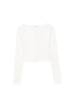 PULL & BEAR Cropped - Maglione - Beige -Pull & Bear f90ba4682ea945aa8c8c869c59402a1e