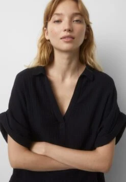 PULL & BEAR With CollarCamicettaBlack Donna Camicie E Bluse PUC21E11Q-Q11 -Pull & Bear f95158f85dbb4747a11b279ad3dd0317