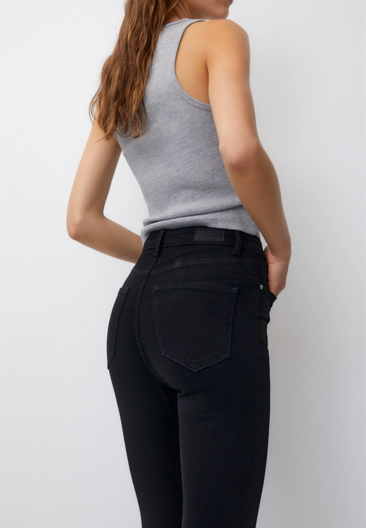 PULL & BEAR Super High WaistedJeans Skinny FitMottled Black Donna Jeans PUC21N0MA-Q11 5 PULL & BEAR Super High WaistedJeans Skinny FitMottled Black Donna Jeans PUC21N0MA-Q11 - immagine 3