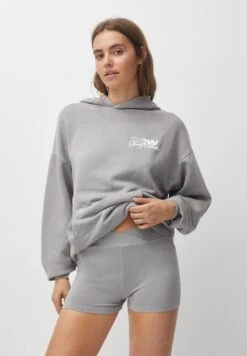 PULL & BEAR Crossover Waist - Cycling - Shorts - Grey