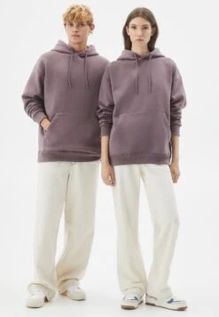 PULL & BEAR Basic ColouredFelpa Con CappuccioPurple Donna Felpe PUC21009J-I11