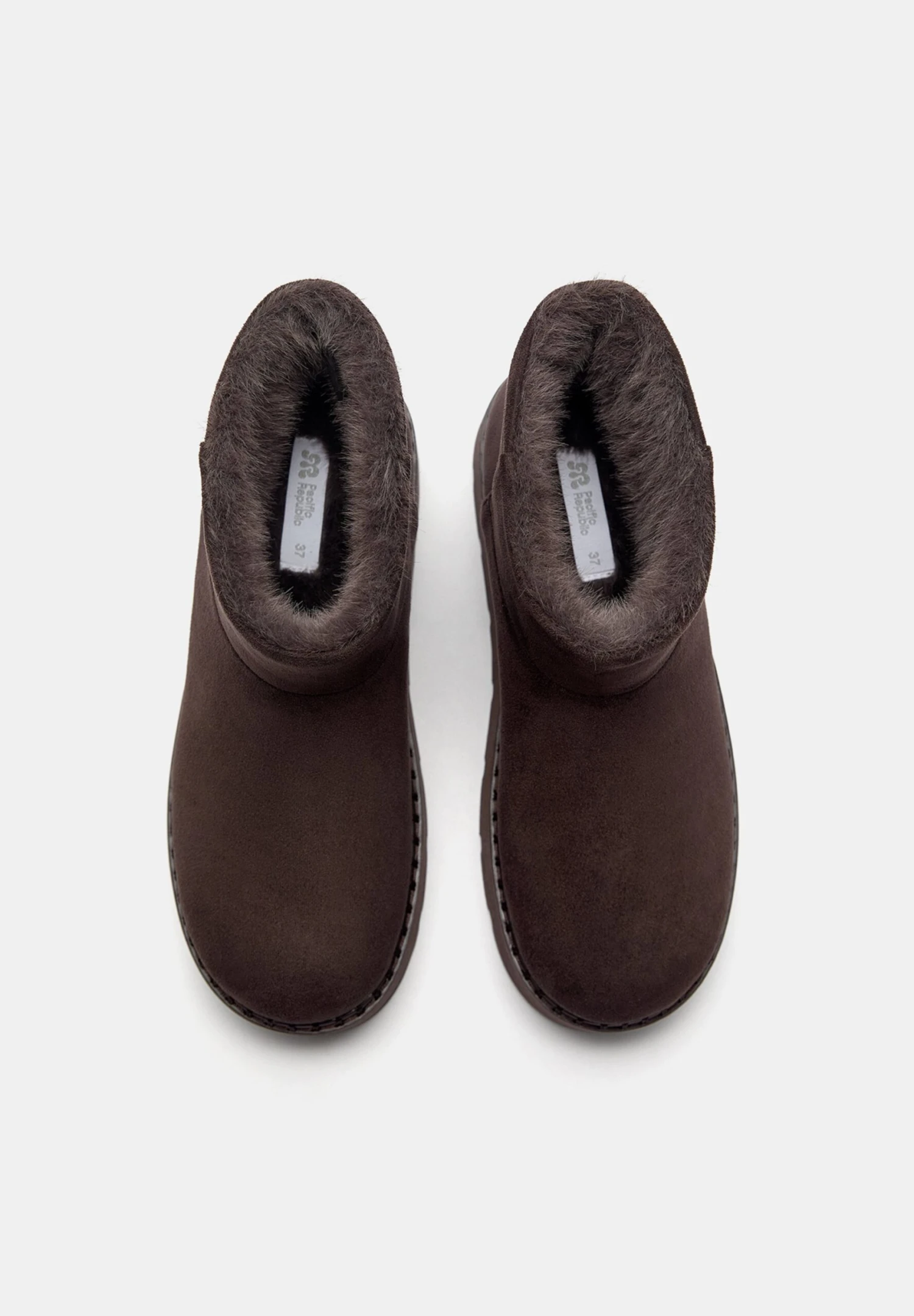 PULL & BEAR FLAT - Stivali Da Neve - Dark Brown 5 PULL & BEAR FLAT - Stivali Da Neve - Dark Brown - immagine 3