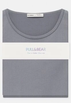 PULL & BEAR Seamless Tank SetLeggingsDark Grey Donna T-shirt E Top PUC21D2IW-C11 -Pull & Bear f9cd0a8c34d6471381d4c2251c3b7349
