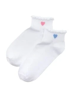 PULL & BEAR Heart-2-Pack OfCalzeWhite Donna Calze PUC81F04J-A11 -Pull & Bear fb86411be9fe485eb8c27de39b2270b9