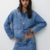 PULL & BEAR CamiciaBlue Denim Donna Camicie E Bluse PUC21E11U-K11