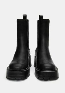 PULL & BEAR CHUNKY CHELSEA - Stivaletti Con Plateau - Black -Pull & Bear fc43db4753d64894a47f638dd7907d81