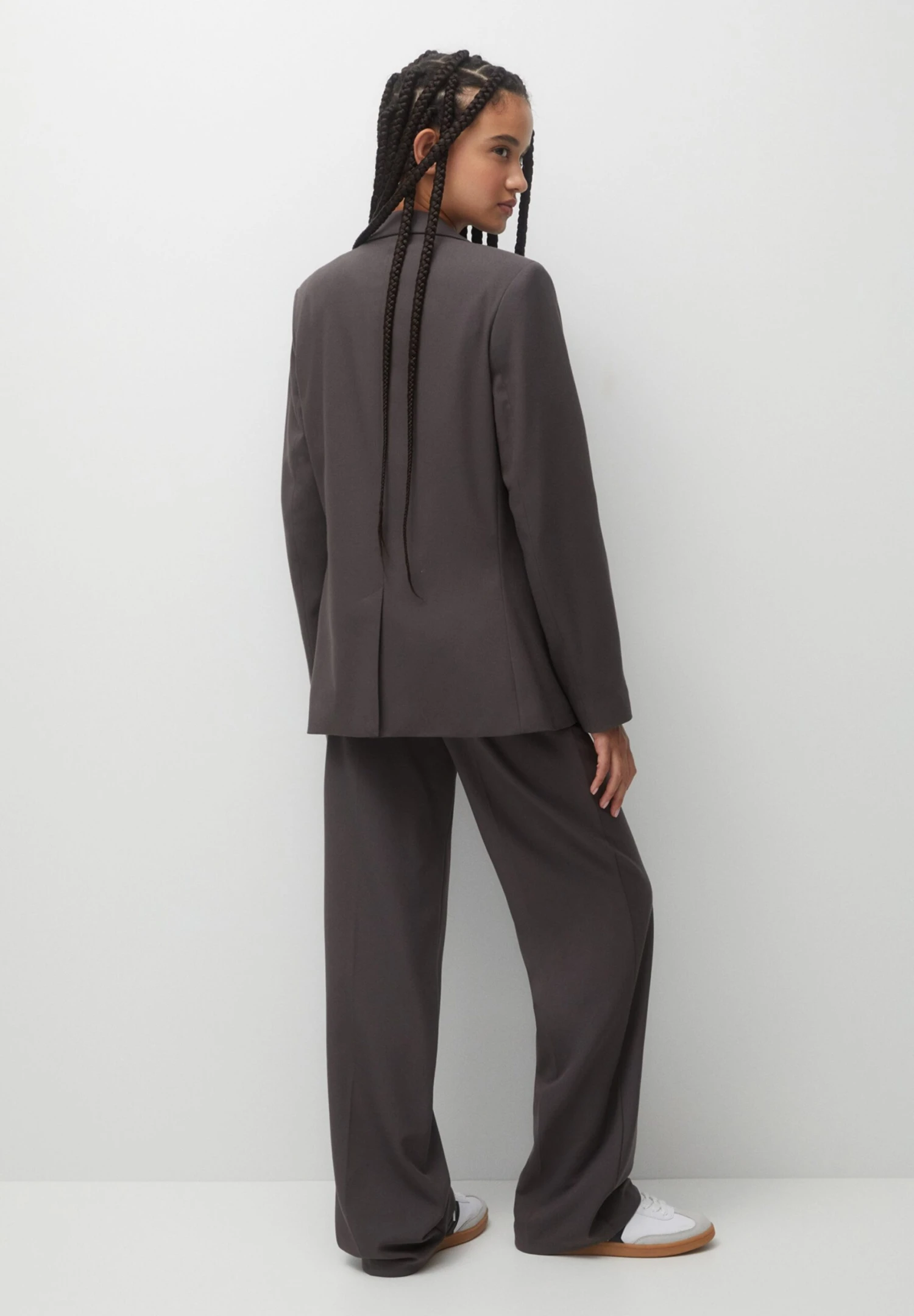 PULL & BEAR Double Breasted With Flap PocketsBlazerDark Grey Donna Giacche E Blazer PUC21G0IK-C11 5 PULL & BEAR Double Breasted With Flap PocketsBlazerDark Grey Donna Giacche E Blazer PUC21G0IK-C11 - immagine 3