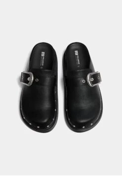 PULL & BEAR Studded - Ciabattine - Black 8 PULL & BEAR Studded - Ciabattine - Black -Pull & Bear fecff9fe10a24c84a631a42605771ecd