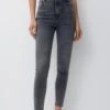PULL & BEAR Super High Waisted - Jeans Skinny Fit - Dark Grey 1 PULL & BEAR Super High Waisted - Jeans Skinny Fit - Dark Grey -Pull & Bear ff1a92f2370c47f28420ea1e629bc090